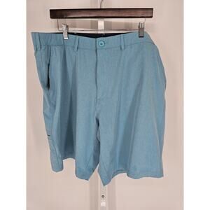 Mountain & Isles Mens Sz 40 Athletic Shorts Light Blue Hiking Camping
